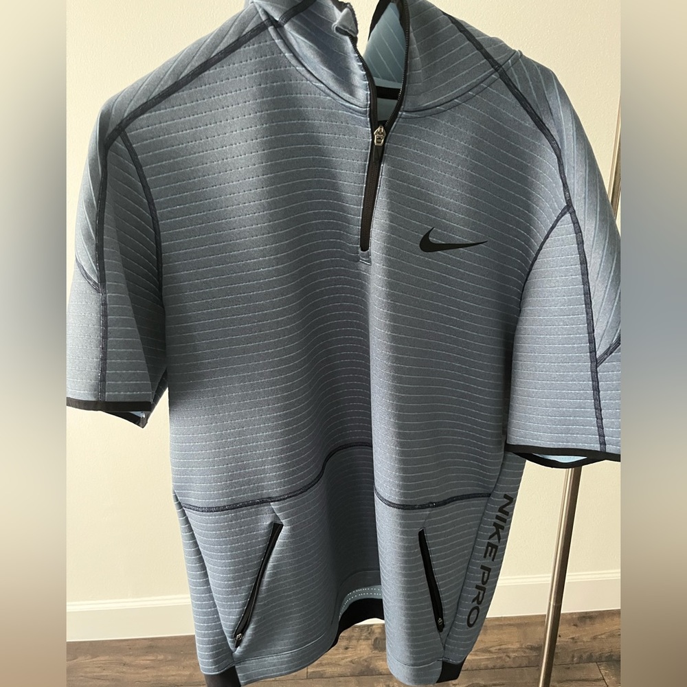 Rare short sleeve Nike Pro hoodie.